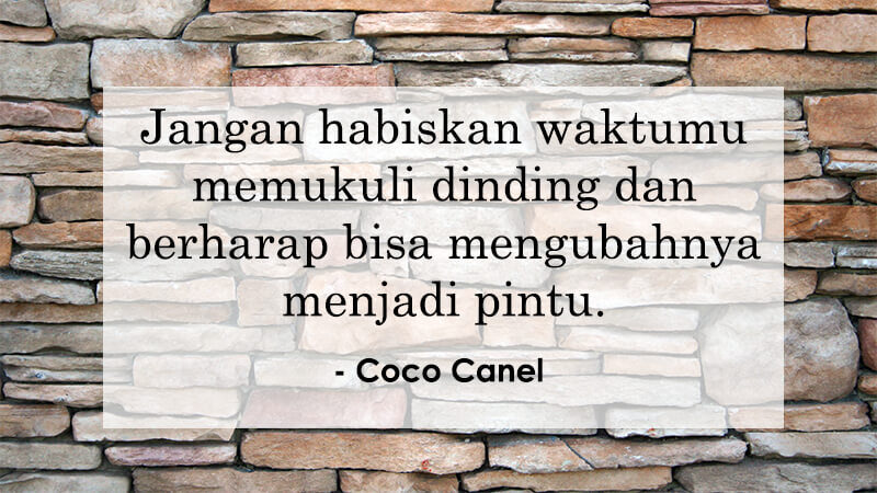 Kata Kata Motivasi Sukses - Coco Canel