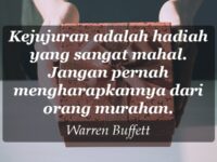 kata kata simple tapi keren - Warren Buffett