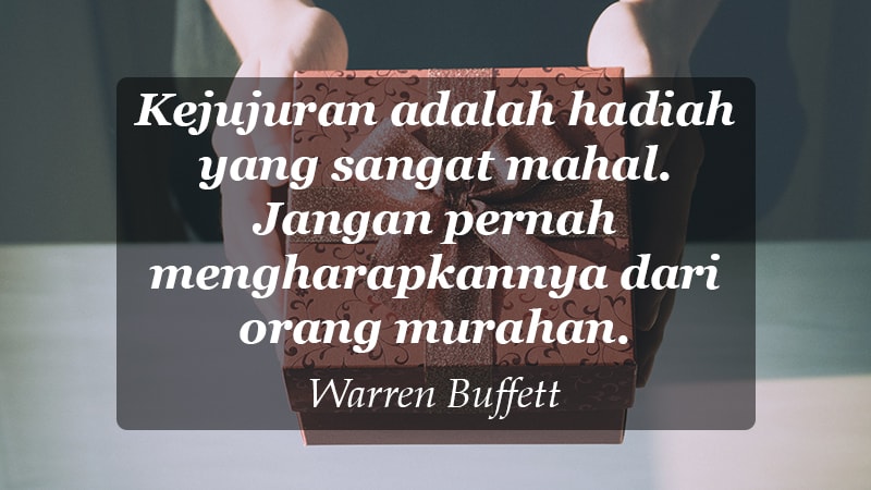 Kata Kata Simple Tapi Keren Warren Buffett