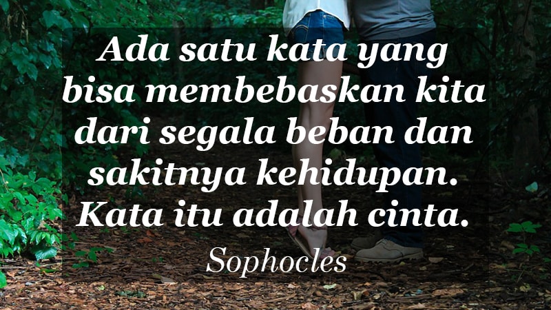 Kata Kata Sayang Buat Pacar Sophocles