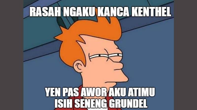 Meme Lucu Bahasa Jawa - Sinis