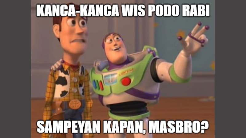 Meme Lucu Bahasa Jawa - Toy Story