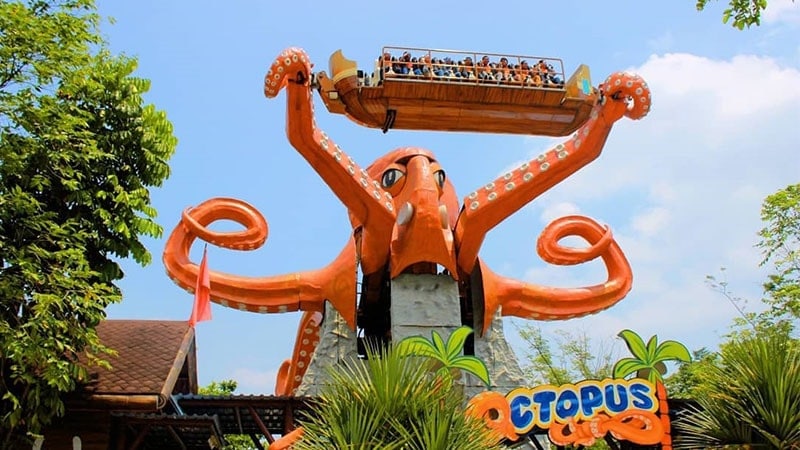 Wisata JungleLand Sentul Bogor - Octopus