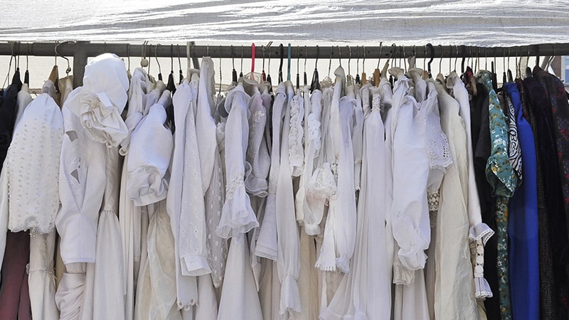 Model Baju Gamis Pesta - Rok Putih
