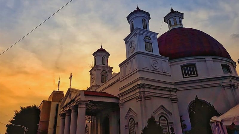 Tempat Wisata di Semarang - Gereja Blenduk Kota Lama
