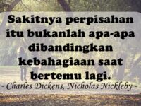 Kata-Kata Perpisahan untuk Sahabat - Charles Dickens, Nicholas Nickleby