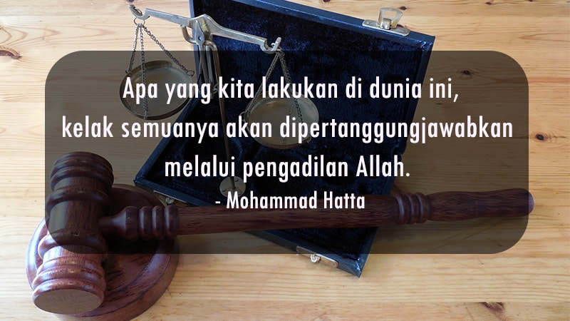 Kata-Kata Inspiratif Islami - Mohammad Hatta