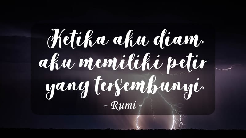 Kata-Kata Marah Kecewa - Rumi