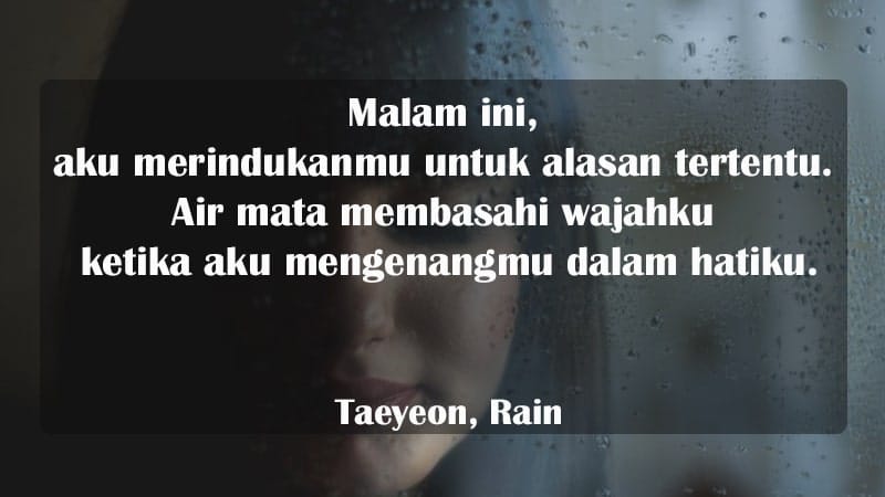 Kata Kata Perpisahan Cinta Taeyeon