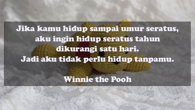 Kata Kata Bahagia Bersama Pacar Winnie The Pooh