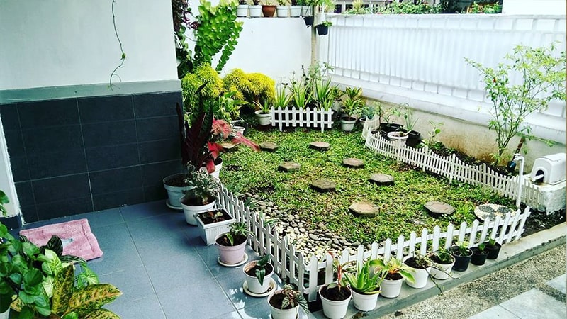 Taman Bunga Mini Depan Rumah Sederhana - Situs Properti ...