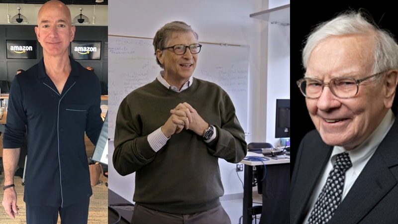 Orang Terkaya di Dunia - Bezos, Gates, & Buffett
