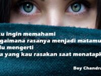 Puisi Cinta Pendek Menyentuh Hati - Boy Chandra