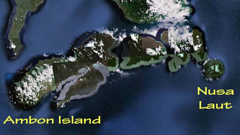 Peta Pulau Nusa Laut