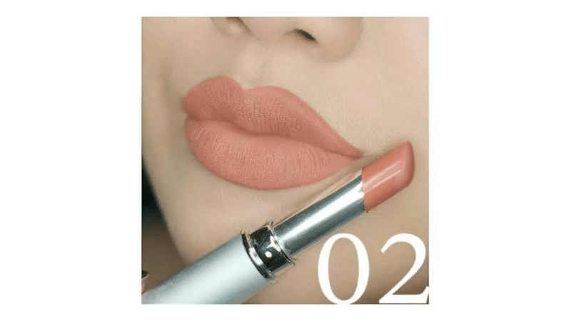 (gambar 1) Wardah Long Lasting Lipstik 02 - Pink Sorbet