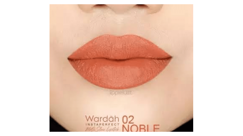 (gambar 3) Wardah Exclusive Matte Lip Cream Shade 09 Mauve On