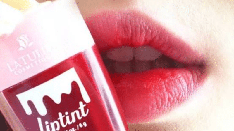 (Gambar 2) La Tulipe Lip Tint Red Velvet